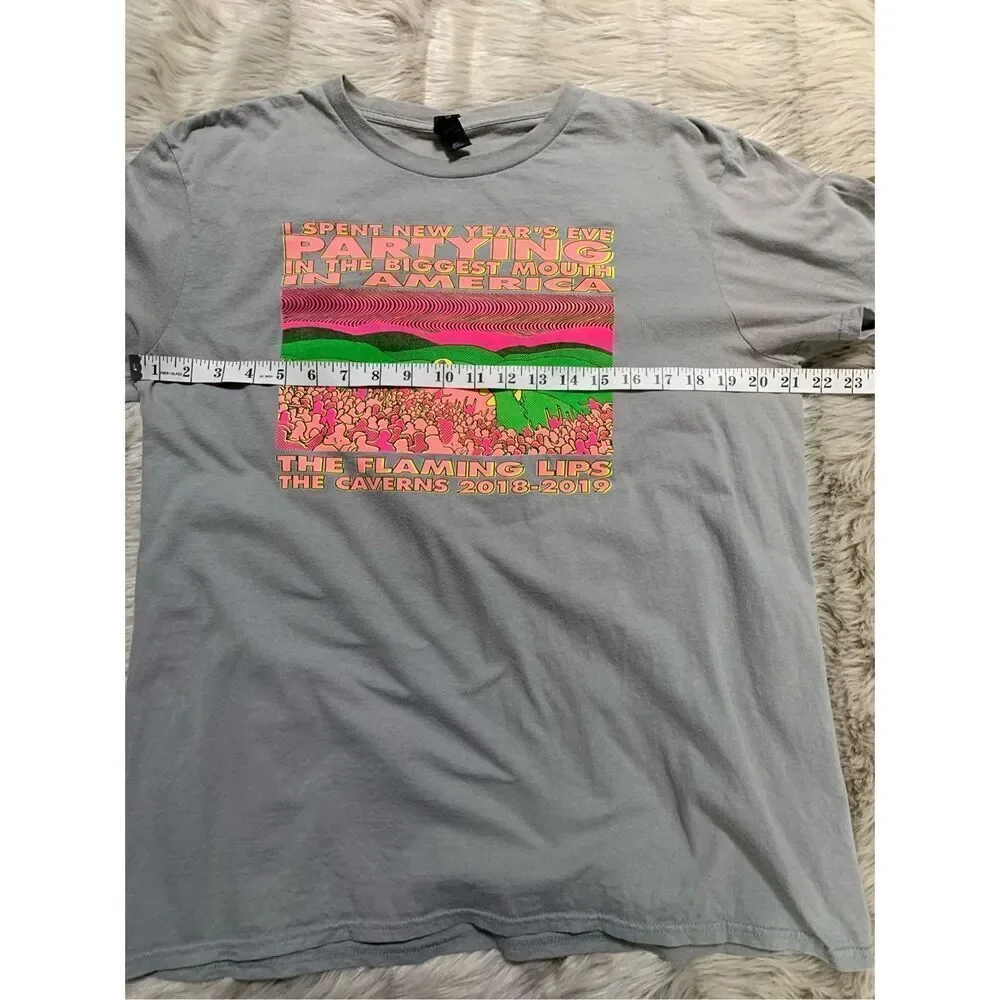 The Flaming Lips New Years Eve The Caverns 2018-2019 Show Concert Tee Large